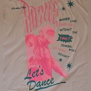 David Bowie "Let's Dance" Graphic Tee - SZ Medium